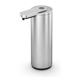 Zack - Dosificador de jabón con sensor infrarrojos, colección Tervo, capacidad 200 ml, para jabón líquido y gel desinfectante, batería recargable